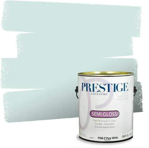 Miniatura 37 de PRESTIGE Pintura interior e imprimación en uno, salpicaduras acuosas, cáscara de huevo, 1 galón