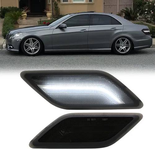 Miniatura 9 de Kit de luces de señal lateral LED compatible con E W212 Sedán y Wagon/para E350 Sedán y Wagon/para E550 Sedán/para E63 AMG Sedán y Wagon