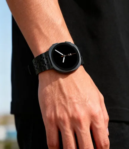 Miniatura 4 de Correas sin huecos compatibles con Samsung Galaxy Watch 8 de 1.575 pulgadas/1.732 pulgadas/Classic 1.811 pulgadas 2025, repuesto de metal de acero
