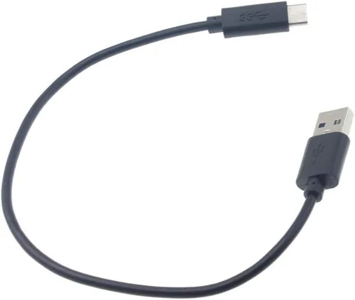 Cable USB corto de 1 pie tipo C cargador para Moto Z4, cable de alimentación USB-C carga rápida sincronización compatible con Motorola Moto Z4