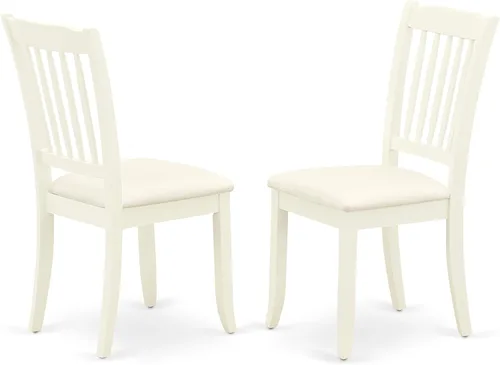 Miniatura 6 de East West Furniture DLDA3-BLK-C - Juego de comedor de 3 piezas que contiene una mesa de comedor redonda con gotas y 2 sillas de cocina tapizadas