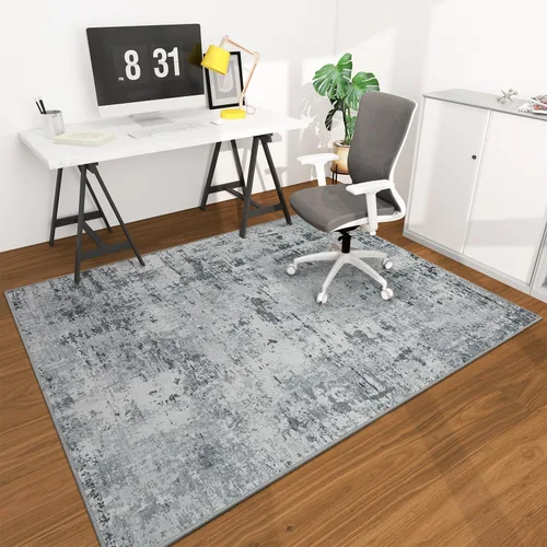 Miniatura 42 de chakme Tapete para silla de oficina para suelo de madera dura, 48 x 36 pulgadas, protector de escritorio de computadora de fácil deslizamiento