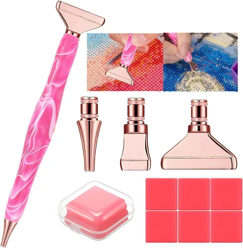 Miniatura 8 de Heyseri Bolígrafos de pintura de diamantes, bolígrafo de arte de diamante "Classic Wax Stylus", accesorios de herramientas de pintura de gemas