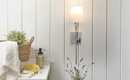 Miniatura 3 de Juego de 2 apliques de pared que funcionan con pilas, accesorios sin cableado, con bombilla regulable de control remoto (bombilla incluida)