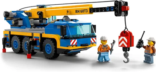 Miniatura 7 de Lego 60324 City Off-Road grúa, grúa y camión de juguete con ganchos, vehículo de juguete para construir para niños y niñas a partir de 7 años
