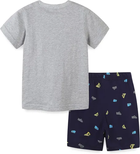 Miniatura 12 de Conjunto de camiseta de manga corta y pantalón corto de algodón para niño pequeño