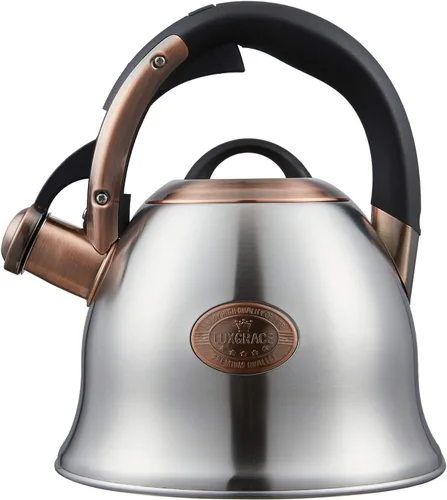 Miniatura 13 de Tetera de Té - Hervidor de 2.2 Quart para Estufa Silbante de Acero Inoxidable Ollas de Té para Estufa Silbante de Té