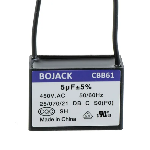 Miniatura 9 de BOJACK CBB61 4uF+5uF+6uF 250V AC Ventilador de techo Condensador de arranque para compatible con Harbor Breeze & New Tech 5 Wire