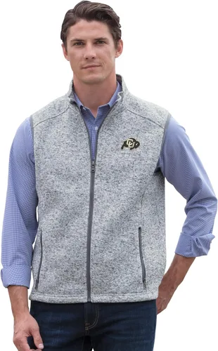 Miniatura 12 de Vantage Apparel NCAA mens Collegiate Premium Summit Sweater Fleece Vest