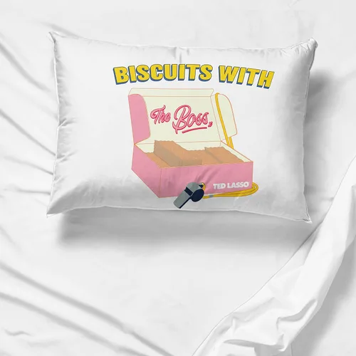 Miniatura 5 de Ted Lasso Biscuits - 1 funda de almohada reversible individual, ropa de cama súper suave de doble cara (producto oficial de Ted Lasso)