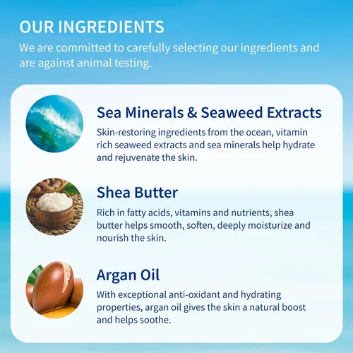 Miniatura 6 de Inis the Energy of the Sea - Loción de manos mineral marina para mujeres y hombres, humectante ligero para manos laterales con algas marinas