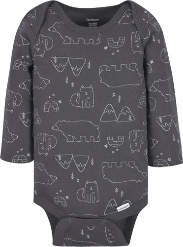 Miniatura 4 de Gerber baby-boys 3-pack Long Sleeve Onesies Bodysuit