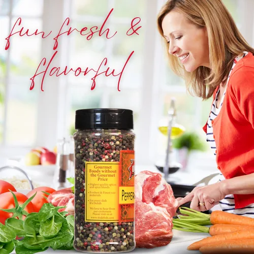Miniatura 6 de Mezcla de pimienta entera de Its Delish, tarro mediano de 7 onzas