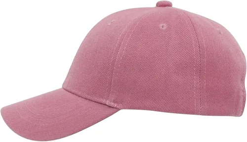 Miniatura 50 de TOP HEADWEAR Sombrero de béisbol ajustable con cierre de velcro para niños en blanco