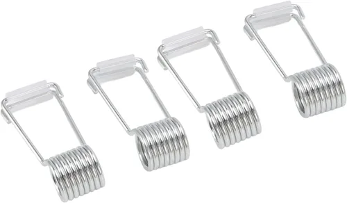 Miniatura 2 de Cierrapuertas de resorte, 4 piezas de bisagra de resorte de cierre automático de 0.8 pulgadas, accesorios para la mayoría de los pasadores