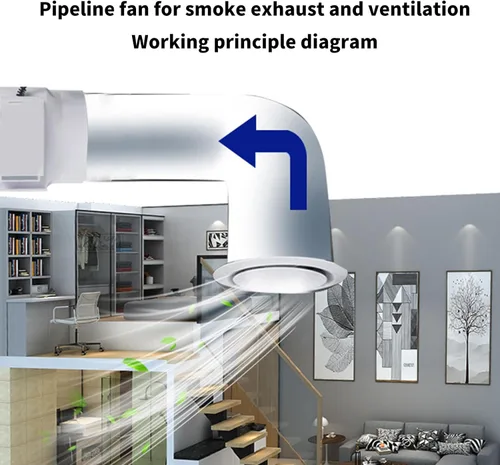 Miniatura 6 de En línea soplador de aire de sentina marina soplador de aire de sentina 12V eléctrico en línea ventilador eléctrico en línea ventilador marino