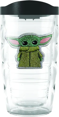 Tervis Star Wars - Vaso aislado de doble pared Grogu hecho en Estados Unidos mantiene las bebidas frías y calientes, 10 onzas, ondulado, clásico