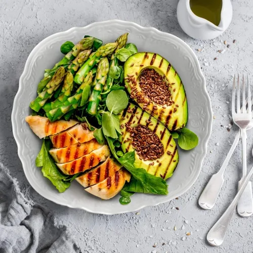 Miniatura 3 de amhomel Cuencos de porcelana, cuencos grandes de cerámica poco profundos de 38 onzas para ensalada, pasta, sopa y frutas, aptos para microondas