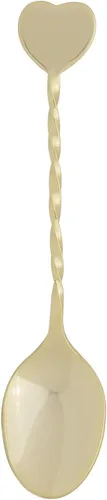 HIC Harold Import Co. GDH-HIC 4-1/2" chapado en oro corazón Demi cuchara productos de decoración para el hogar