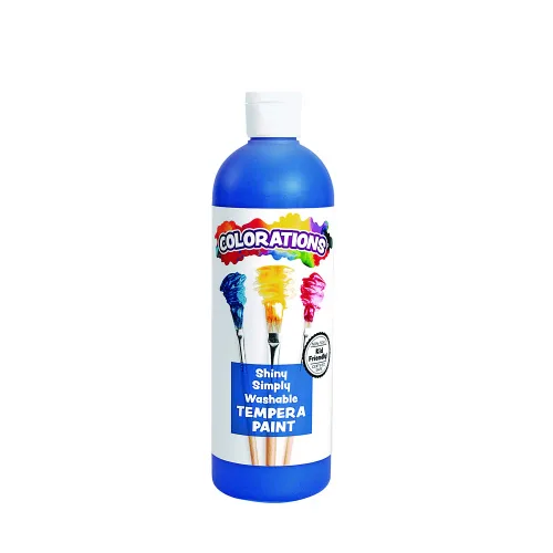 Miniatura 15 de Colorations Pintura lavable con efecto metálico, 16 onzas líquidas, negro, no tóxico, vibrante, atrevido, pintura para niños, manualidades