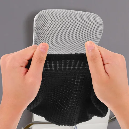 Miniatura 4 de DECHOUS Funda elástica para reposacabezas de silla de oficina, para silla de computadora, para protección del cuello y uso en la oficina en casa