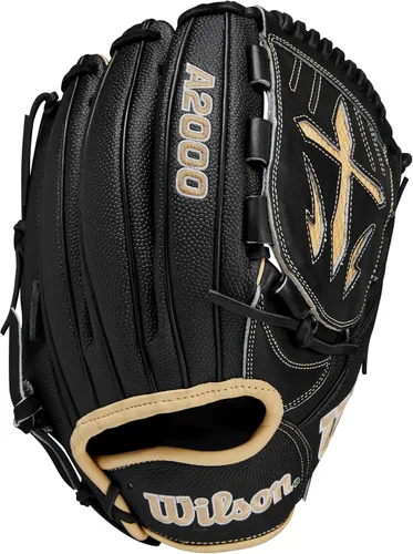 Miniatura 2 de Wilson A2000 Guantes de béisbol para lanzador - 11.75" y 12" Negro/Bronceado Saddle