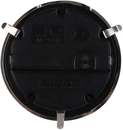 Miniatura 2 de Elinna Movimiento del reloj: 2-1/2" (65mm) Reloj clásico de cuarzo Movimiento Inserto Número romano Cara blanca Recorte plateado Accesorios de reloj