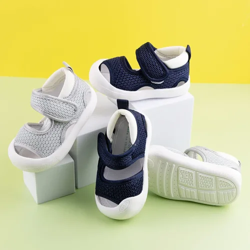 Miniatura 4 de RVROVIC Sandalias deportivas para niños y niñas, puntera abierta, suela de goma transpirable, zapatos de agua para la playa