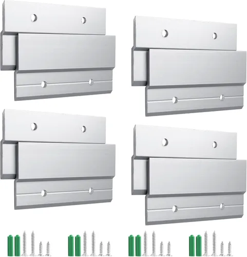 Miniatura 8 de Zorfeter Z Hanger - Soporte para tacos franceses de 2 pulgadas, espejo, imagen, pizarra blanca, cabecero, marcos de obras de arte para montaje