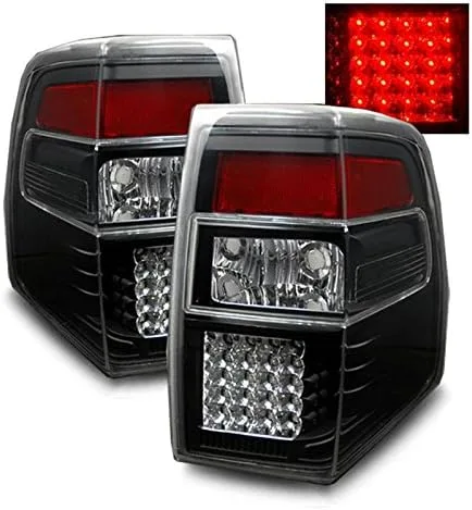 Juego de luces traseras LED negras para Ford Expedition - (par) reemplazo del lado izquierdo del conductor y del pasajero derecho