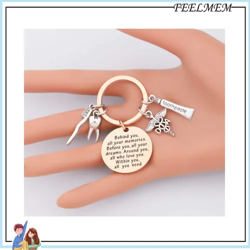 Miniatura 7 de Feelmem - Llavero con texto en inglés "Future Dentist Gift