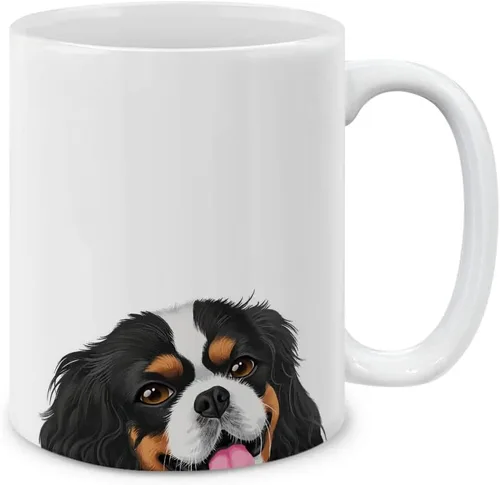 Miniatura 8 de MUGBREW Cute Winking Golden Retriever - Taza de café de cerámica, 11 onzas Lindo Guiño Dorado Retriever