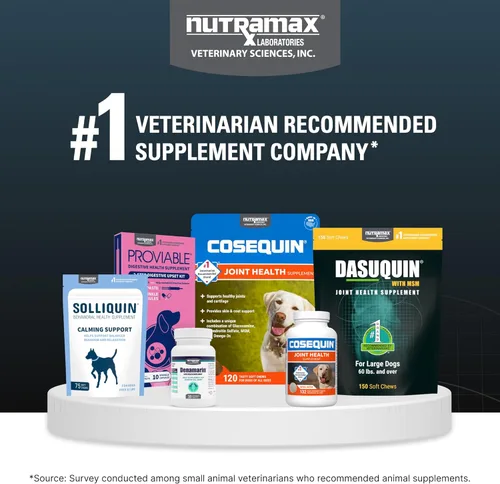 Miniatura 9 de Nutramax Dasuquin para perros grandes, suplemento para la salud de las articulaciones, contiene glucosamina para perros, además de condroitina, ASU
