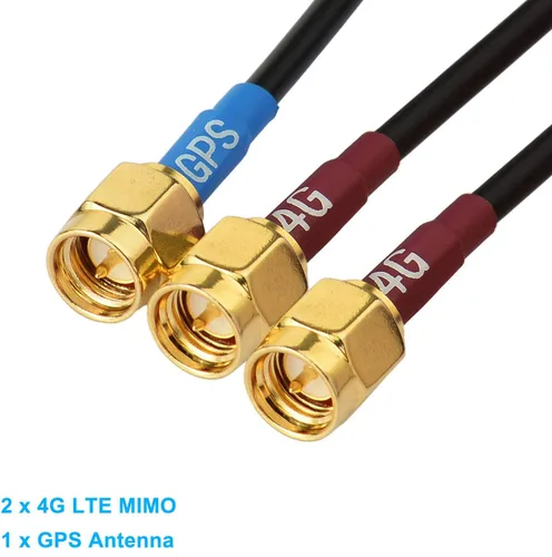 Miniatura 7 de Bingfu Antena magnética adhesiva celular 4G LTE MIMO para 4G LTE GPS Cradlepoint IBR900 IBR1700 Sierra Wireless Airlink MG90 MP70 GX450 RV50 RV50X