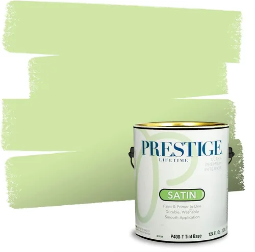 Miniatura 176 de PRESTIGE Pinturas Pintura interior e imprimación en uno, 1 galón, cáscara de huevo, aventura