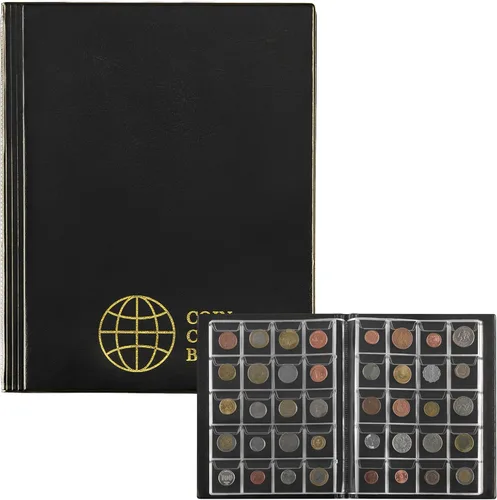 Miniatura 13 de Álbumes de 420 bolsillos - Libro verde de bolsillos de 28x29 mm/1.1x1.1 pulgadas, 10 páginas, soporte de colección tamaño carta, libro