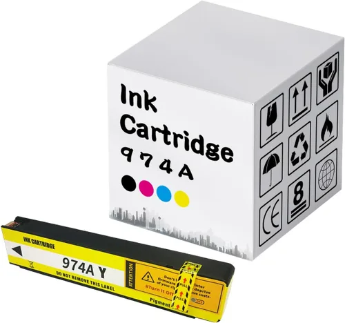 Miniatura 9 de Cartuchos de tinta 974A remanufacturados de alto rendimiento 974A para cartuchos de tinta 974A para impresoras HP PageWide X352DW X377DW X452DW Negro