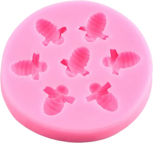 Miniatura 9 de Moldes de silicona para fondant de abejorro para decoración de tartas, decoración de cupcakes, pasta de goma de caramelo de chocolate, arcilla