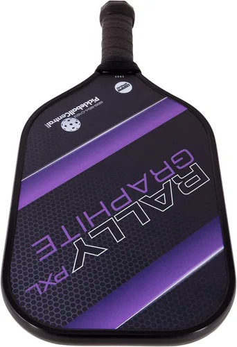 Miniatura 3 de Rally PXL - Paleta de pickleball de grafito Núcleo de nido de abeja compuesto de polímero, cara de carbono de grafito, ligera, aprobada por USAPA
