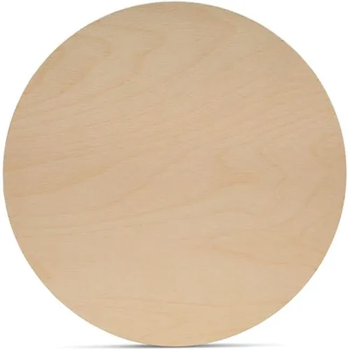 Miniatura 13 de Discos de madera para manualidades, fichas en blanco o monedas de madera, 2 pulgadas, 1/16 pulgadas de grosor, paquete de 250 círculos de madera sin