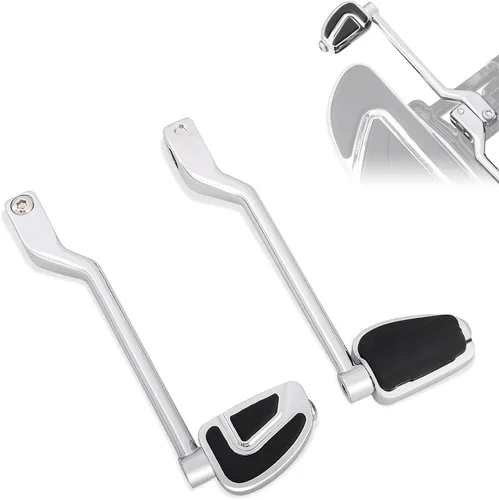 Miniatura 10 de Pedales de cambio de talón y dedo del pie, palancas delanteras y traseras con pedales de cambio para Harley 1986-2017 FL Softail, 1988-2025 Touring