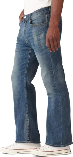 Miniatura 3 de Lucky Brand 181 - Jeans rectos de ajuste relajado para hombre