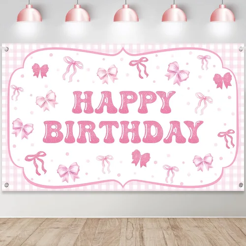 Miniatura 11 de KatchOn, Groovy - Cartel de feliz cumpleaños – 72 x 44 pulgadas Decoraciones de cumpleaños geniales para niños y niñas Groovy Banner telón