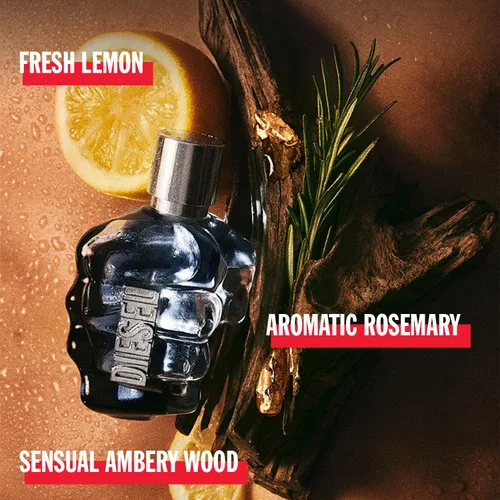 Miniatura 5 de DIESEL Only The Brave, Eau de Toilette & Fragrance Gift Set for Men, Fougere Scent With Notes of Lemon, Rosemary & Ambery Wood