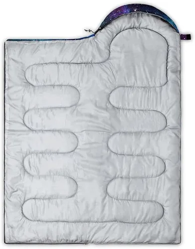 Miniatura 4 de Saco de dormir para niños y adultos, patrón de piel de jirafa marrón, ligero, cálido, portátil, para exteriores, interior, impermeable, resistente