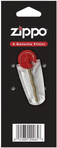 Zippo 2406N(576) Flints, 1 carta de 6 pedernales