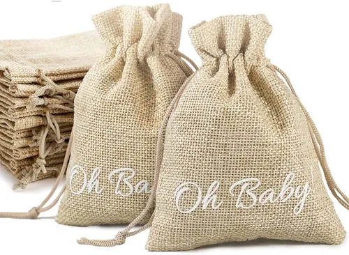 Sweet Baby Co. - Bolsas de recuerdo de fiesta para 20 invitados Oh Baby Party para invitados a granel, niñas o niños, premios de revelación de