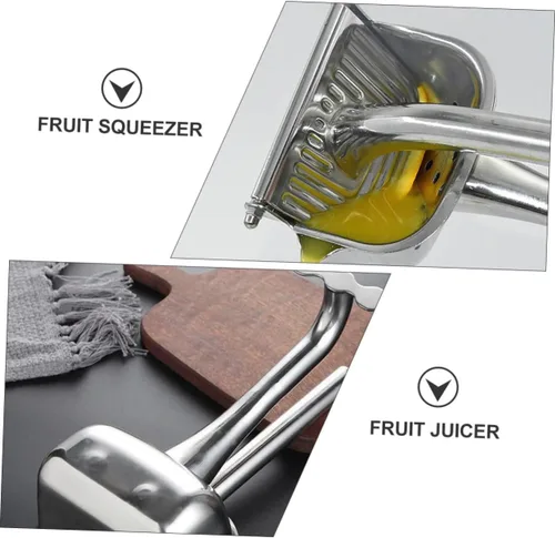Miniatura 6 de Stainless Steel Manual Fruit Juicer Squeezer for Citrus Lemons Limes and Oranges Ergonomic Handle Labor-saving Citrus Press for Household Use Easy