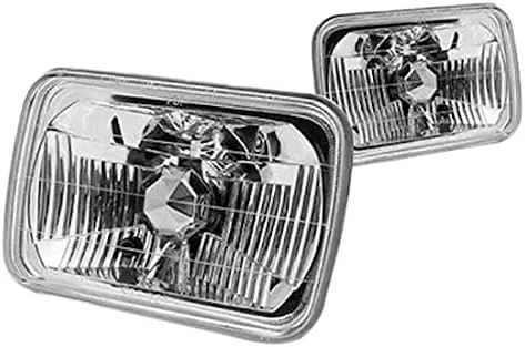 Miniatura 3 de AVEC 150001 Crystal Series Clear/Chrome Sealed Beam Luz de conversión de faros delanteros (4 x 6 pulgadas)