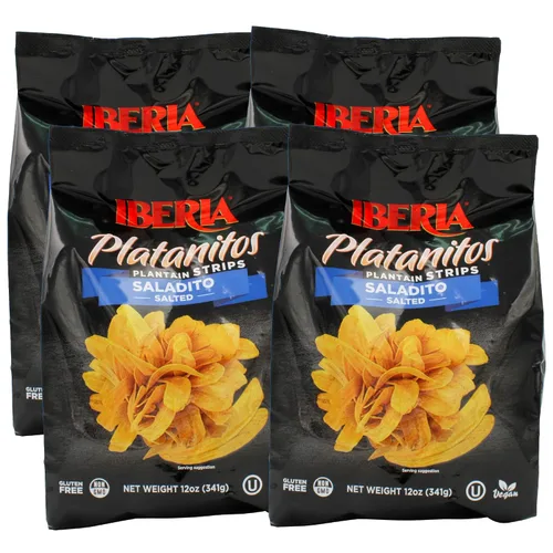 Miniatura 5 de Iberia Tostones - Chips de plátano, 2 onzas (paquete de 24)